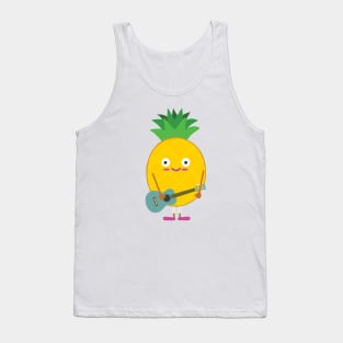 Pineapple playing guitar Tank Top